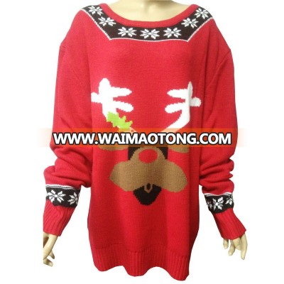 cotton-like Christmas pullover sweater